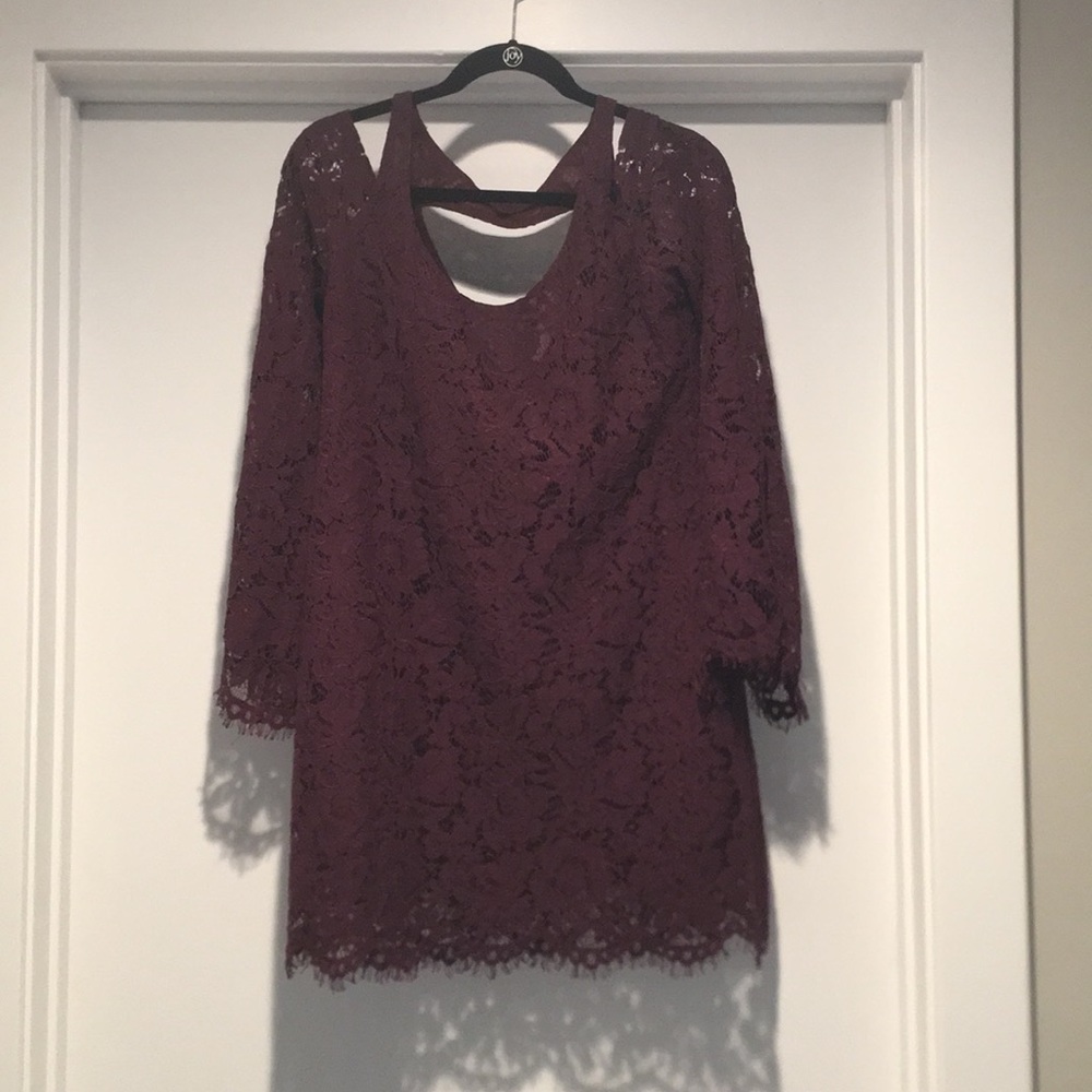 purple (plum ) dress